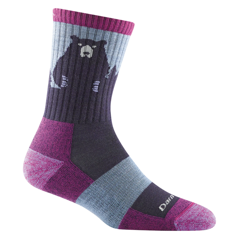 Darn Tough Women's Bear Town Micro Crew Lightweight Hiking Sock