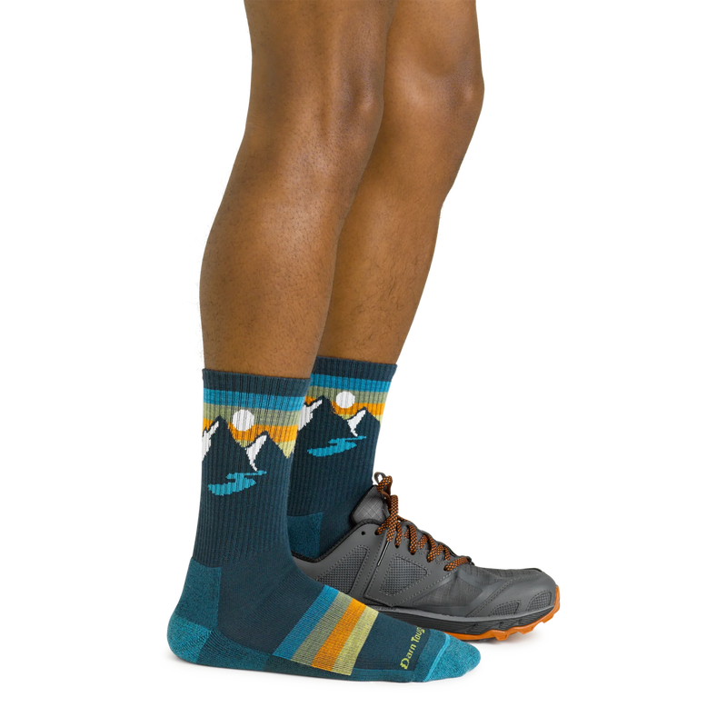 Darn Tough Men's Sunset Ridge Micro Crew Lightweight Hiking Sock