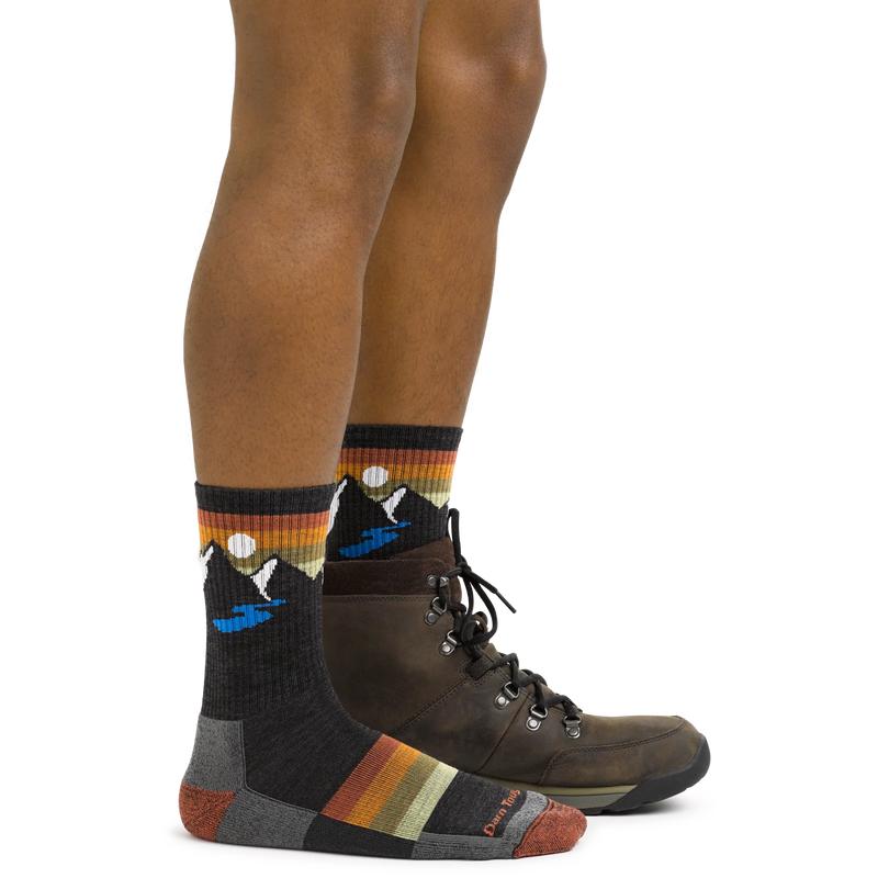 Darn Tough Men's Sunset Ridge Micro Crew Lightweight Hiking Sock