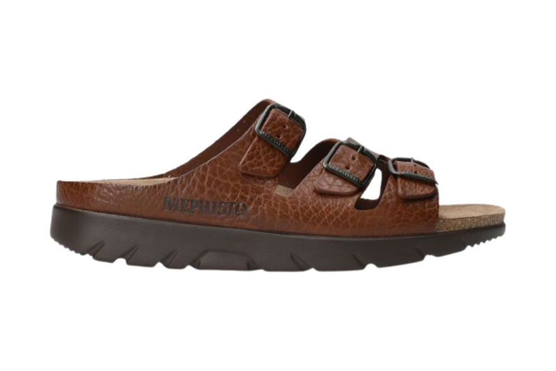 Mephisto Men's Zach Full Grain Leather Sandal - Hiline Sport