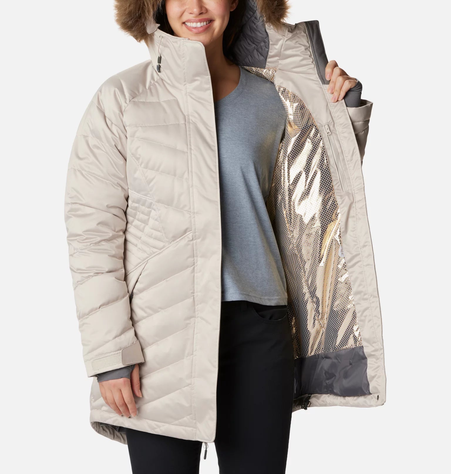 Columbia women's lay d down mid jacket sales