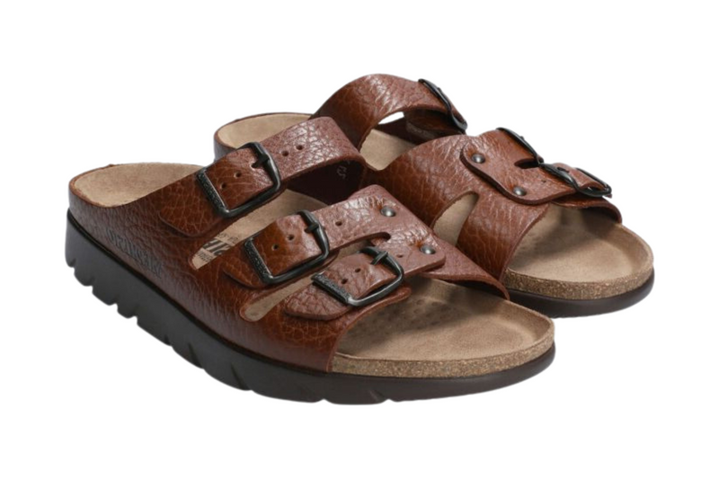 Mephisto Men's Zach Full Grain Leather Sandal - Hiline Sport