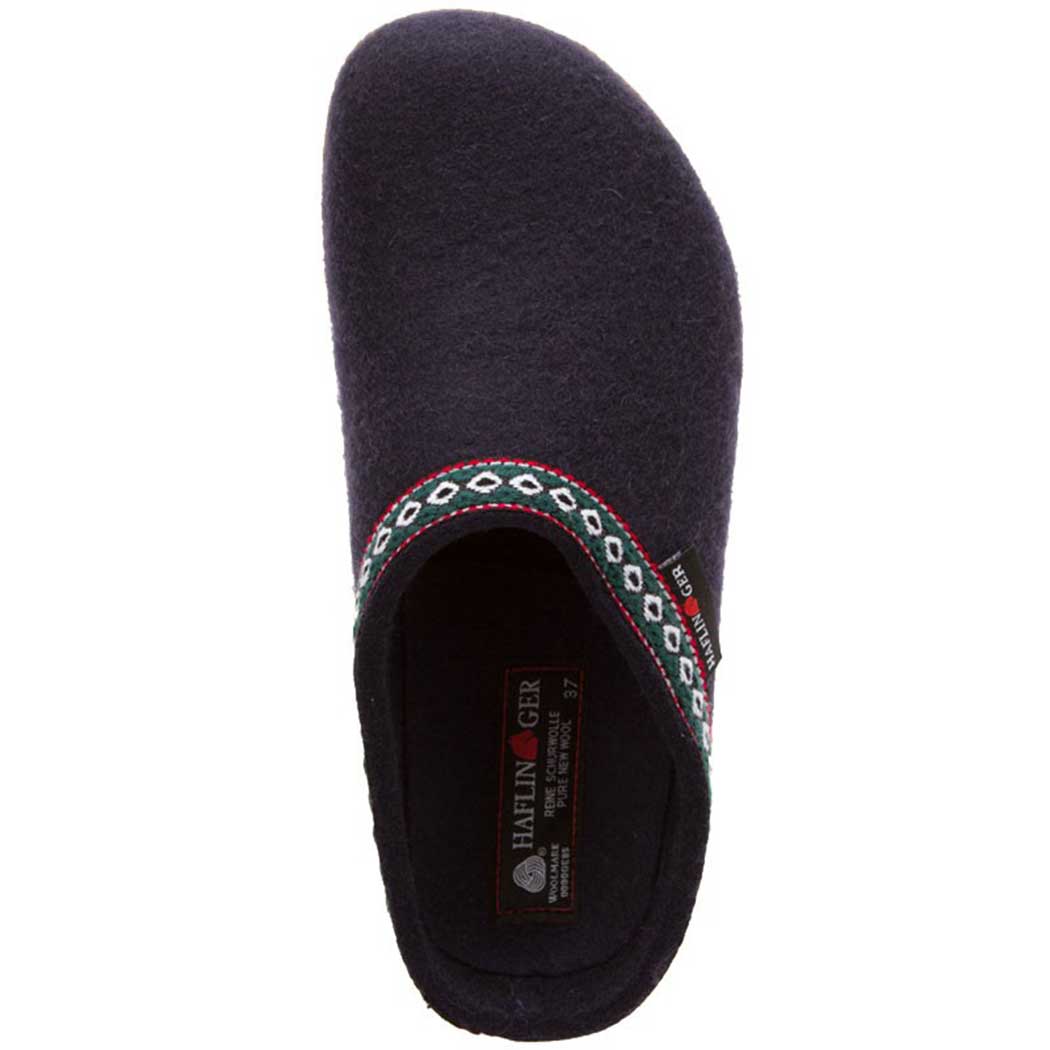 Haflinger Unisex GZ Classic Wool Grizzly Clog
