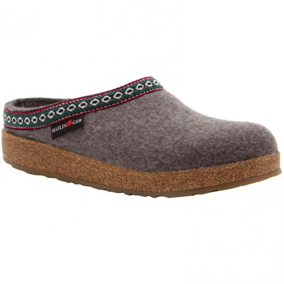 Haflinger Unisex GZ Classic Wool Grizzly Clog