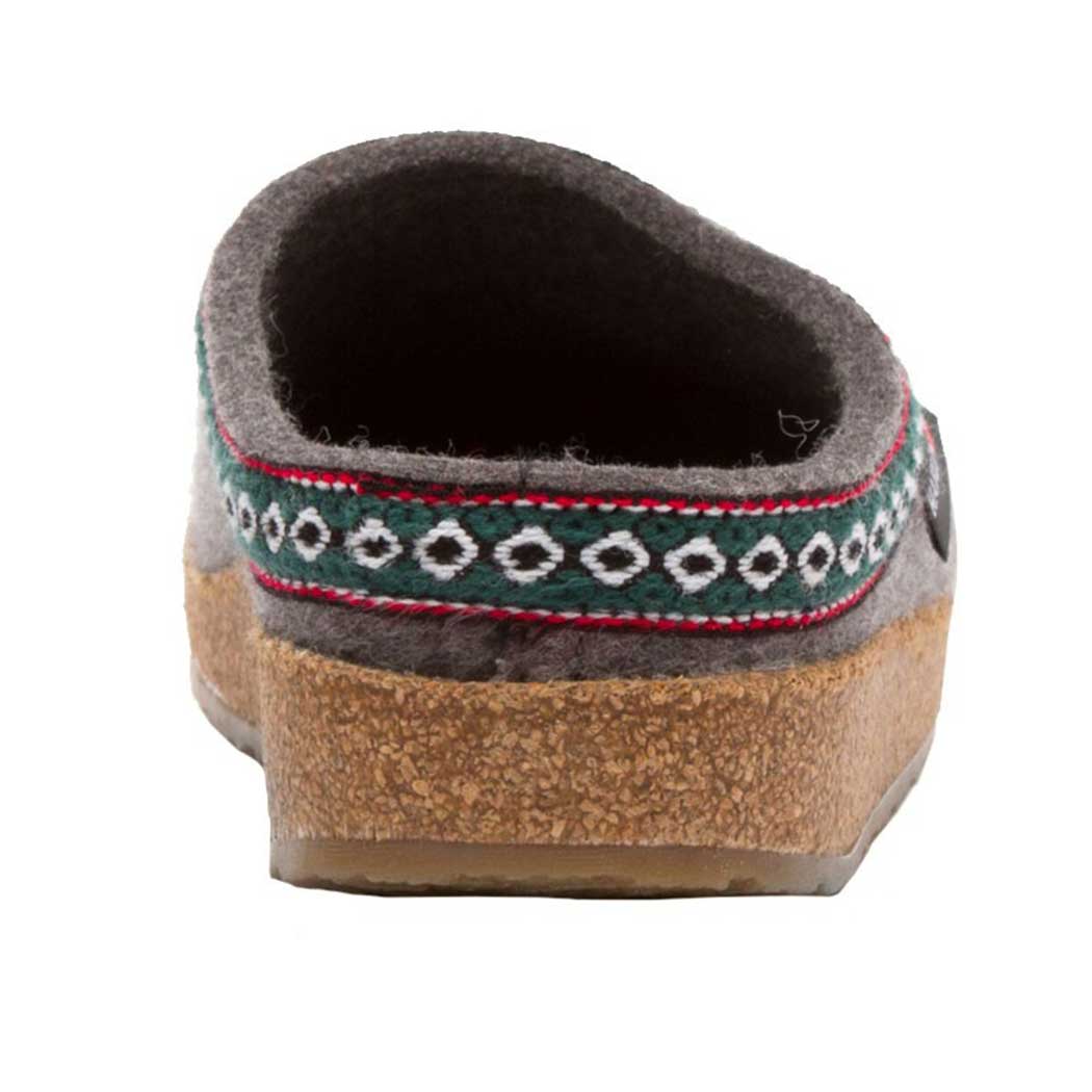 Haflinger Unisex GZ Classic Wool Grizzly Clog