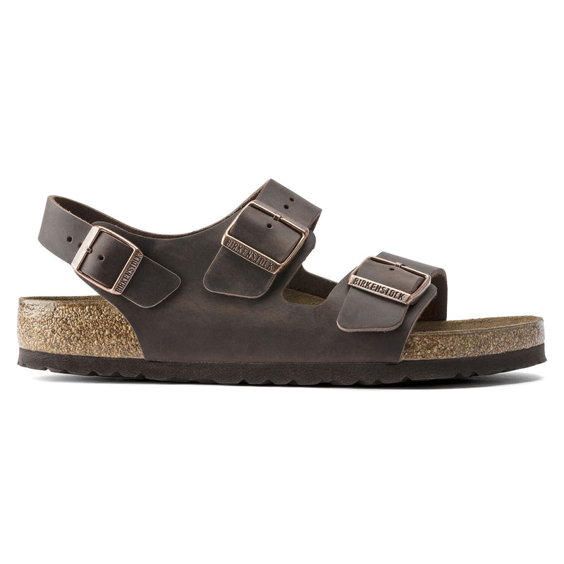 Birkenstock Unisex Milano Oiled Leather Sandal