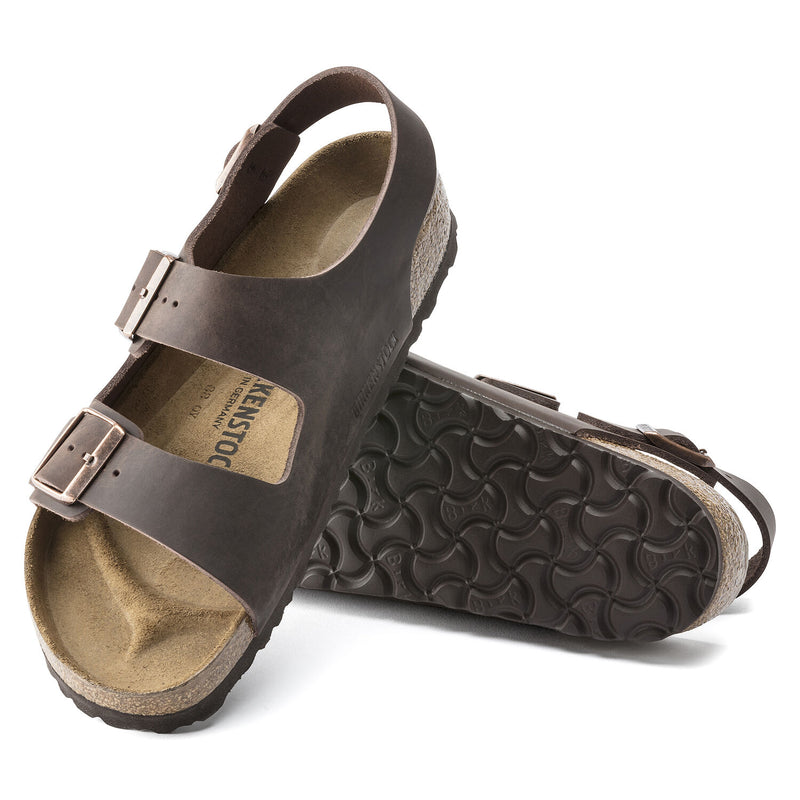 Birkenstock Unisex Milano Oiled Leather Sandal