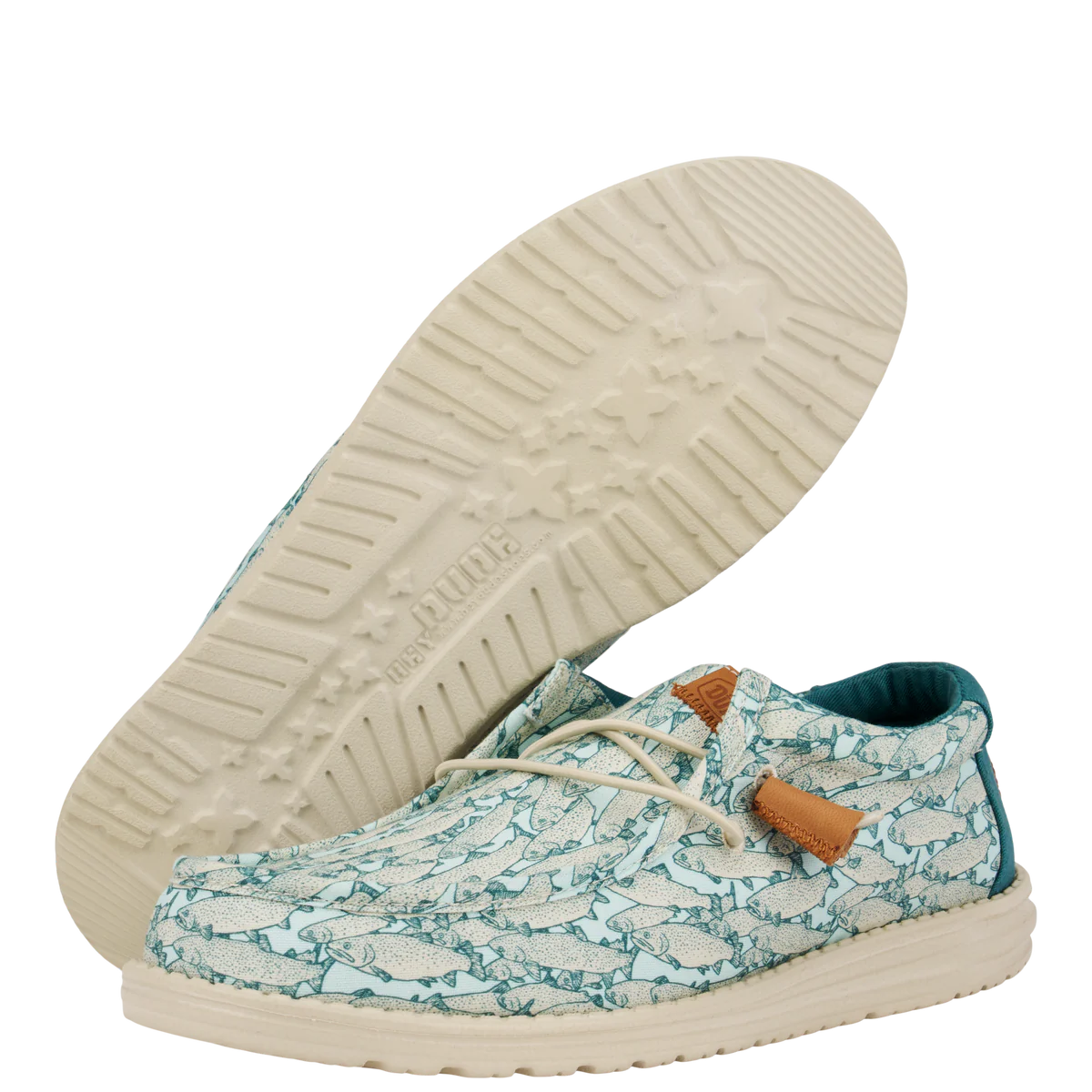 Hey Dude Men's Hey Dude Wally Fish Camo Shoes