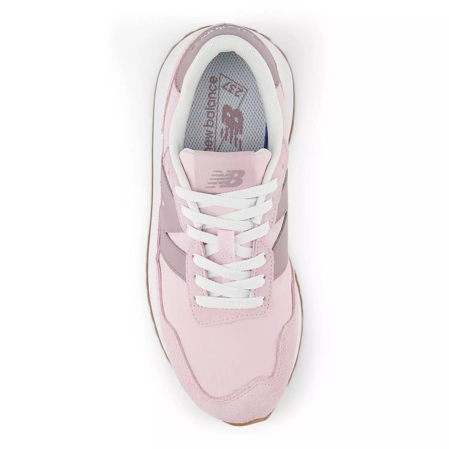 New Balance Women's 237 V1 Sneaker - Rose Sugar / NB White