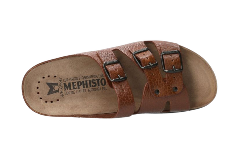 Mephisto Men's Zach Full Grain Leather Sandal - Hiline Sport