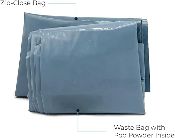 Cleanwaste Original Wag Bag GO Anywhere Toilet Kit