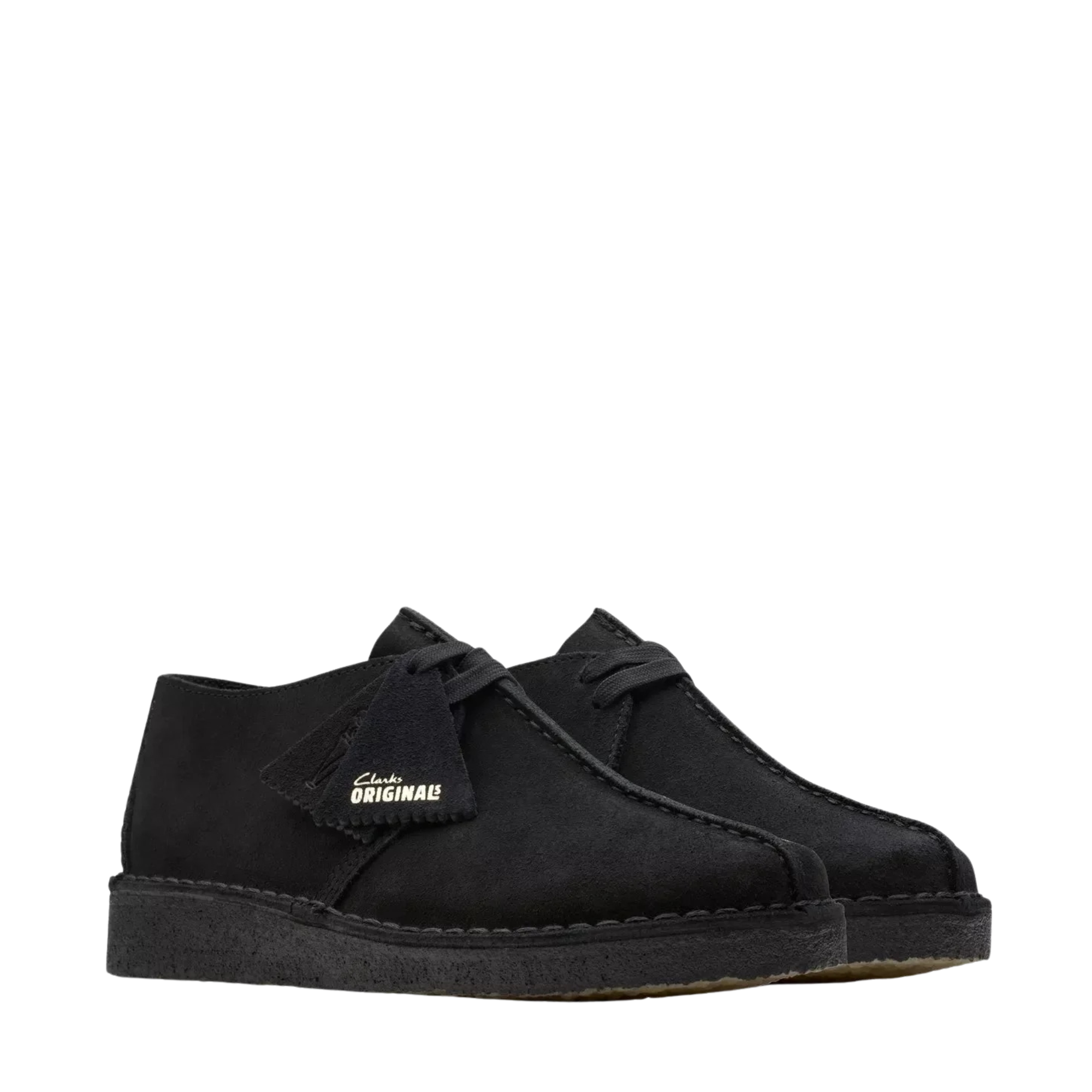 Clarks Originals DESERT TREK - Veterschoenen - black/zwart Clarks Originals DESERT TREK - Veterschoenen - black/zwart
