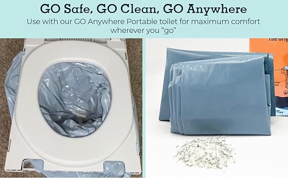 Cleanwaste Original Wag Bag GO Anywhere Toilet Kit