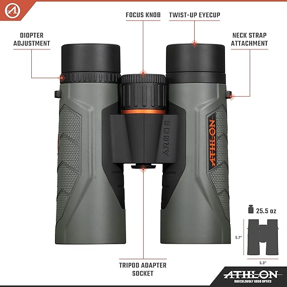 Athlon Optics ARGOS G2 HD 10X42 Binocular