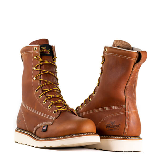 Thorogood Men's American Heritage 8″ Plain Toe MAXWear Wedge Boot