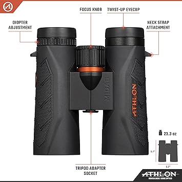 Athlon Optics MIDAS G2 UHD 8×42 Binocular