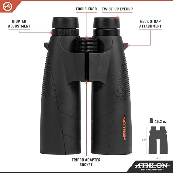 Athlon Optics CRONUS G2 UHD 15×56 Binocular