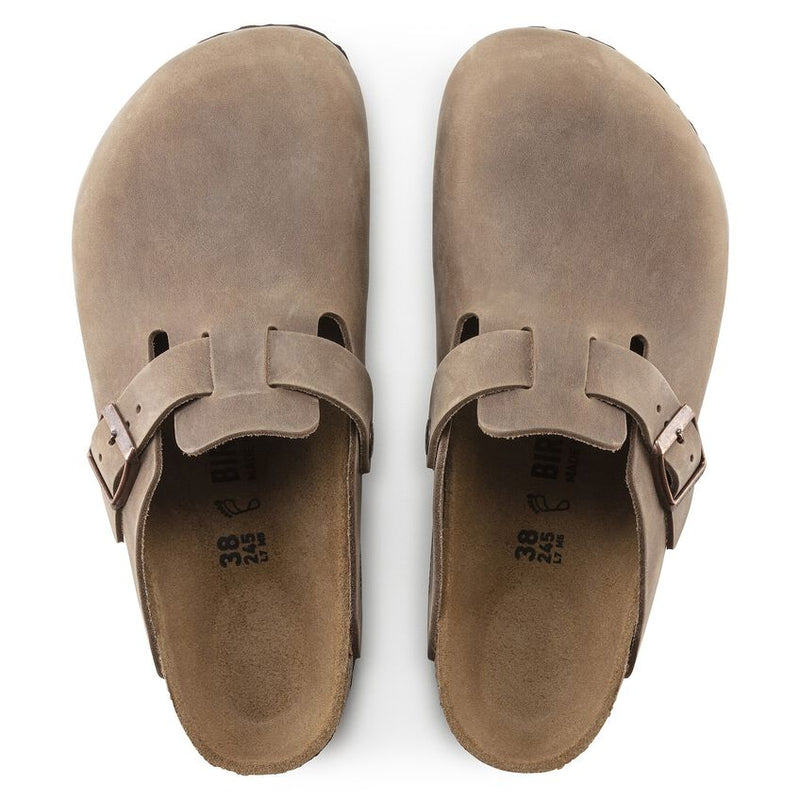 Birkenstock Unisex Boston Oiled Leather Mules