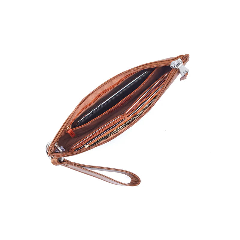 Hobo Vida in Metallic Leather Wristlet