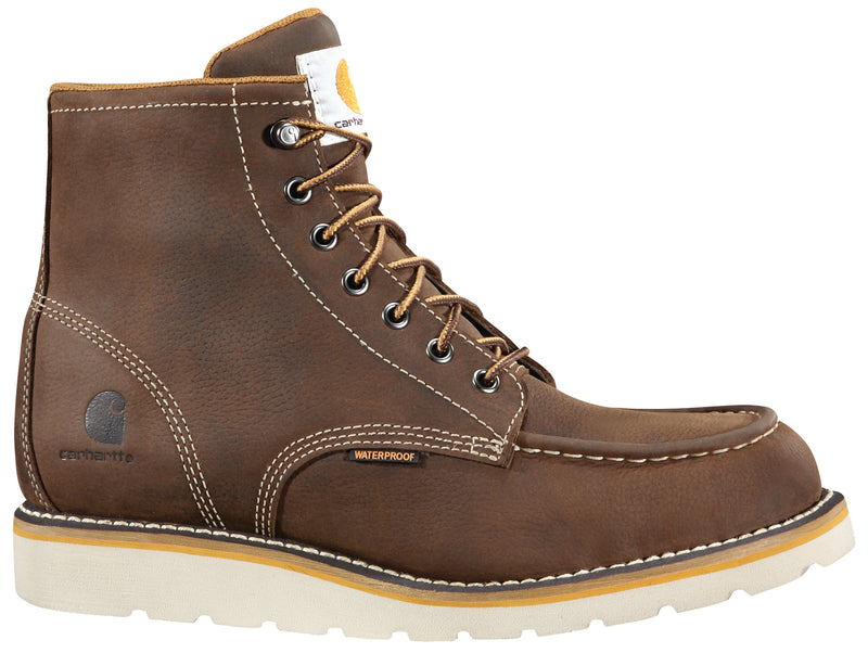 Carhartt Men's 6" Waterproof Moc Steel Toe Wedge Work Boot