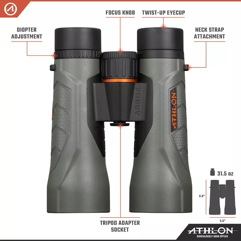 Athlon Optics ARGOS G2 HD 12X50 Binocular