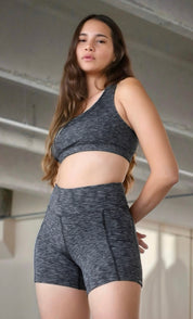 Steel Activloops Bra & Pocketed Short Set