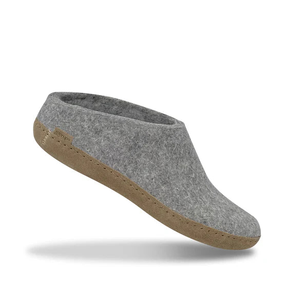 Glerups Unisex Slip-on with Leather Sole Slipper