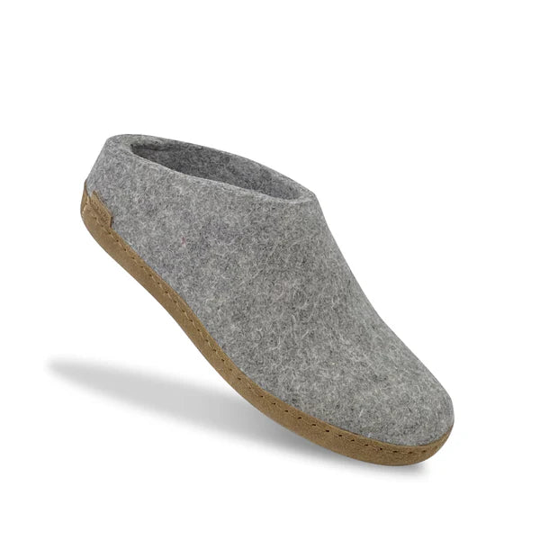 Glerups Unisex Slip-on with Leather Sole Slipper