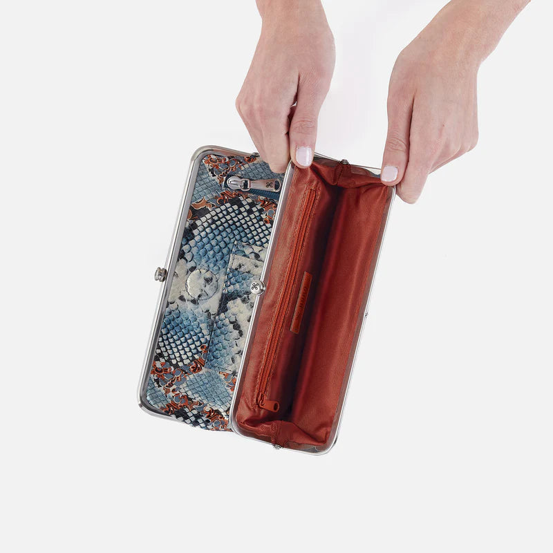 Hobo Women's Lauren in Printed Leather Clutch-Wallet