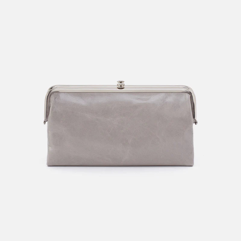 Hobo Lauren In Polished Leather Clutch Wallet