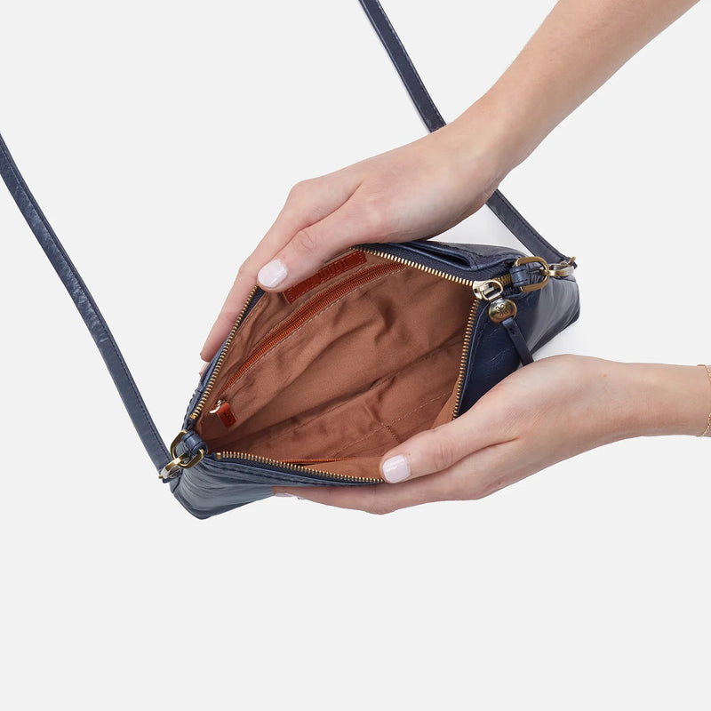 Hobo Darcy Crossbody in Polished Leather Bag