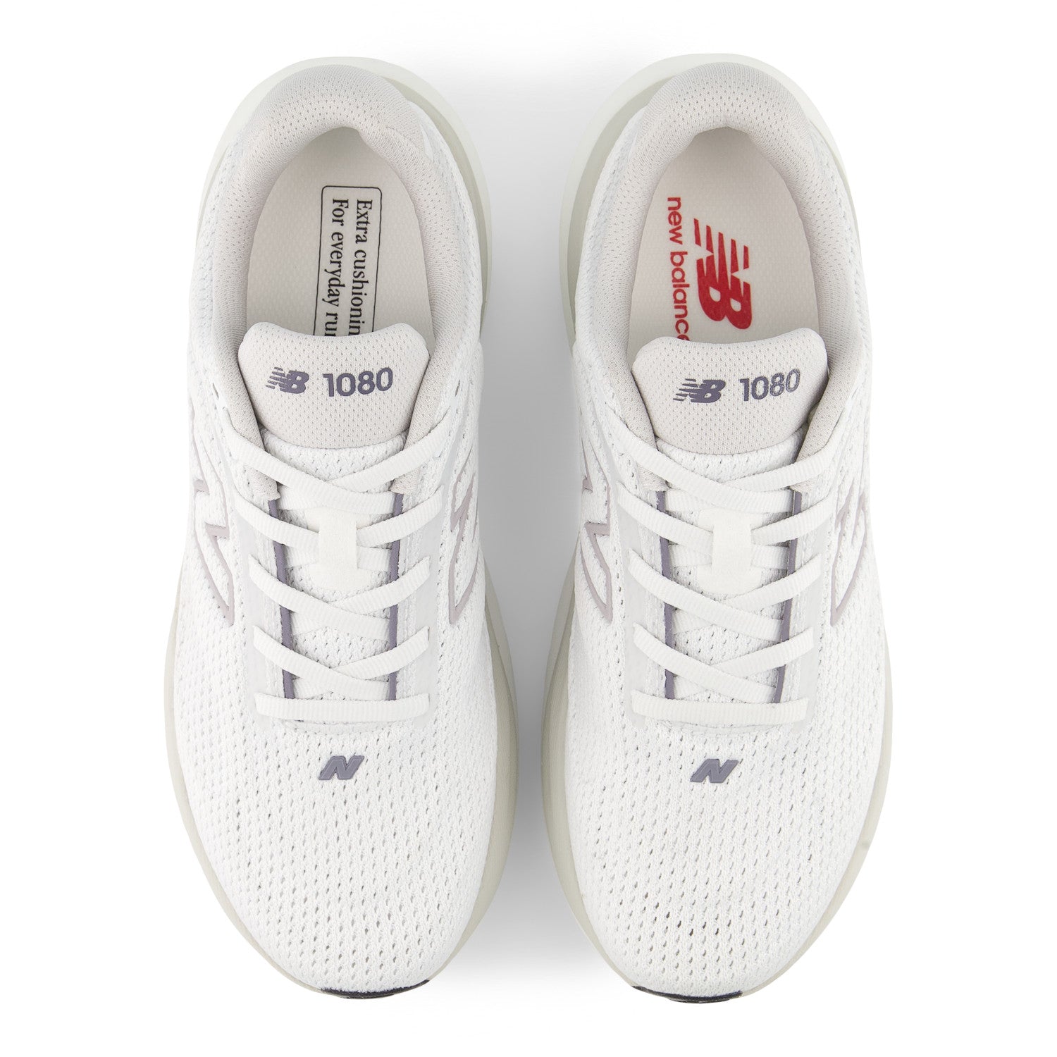 New Balance Women's Fresh Foam X 1080v15 Running Shoe - White / Truffle Salt