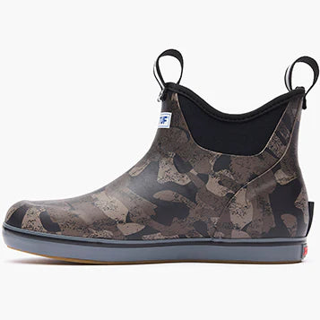 Xtratuf Women's 6 in Black Camo Ankle Deck Boot