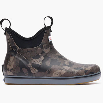 Xtratuf Women's 6 in Black Camo Ankle Deck Boot