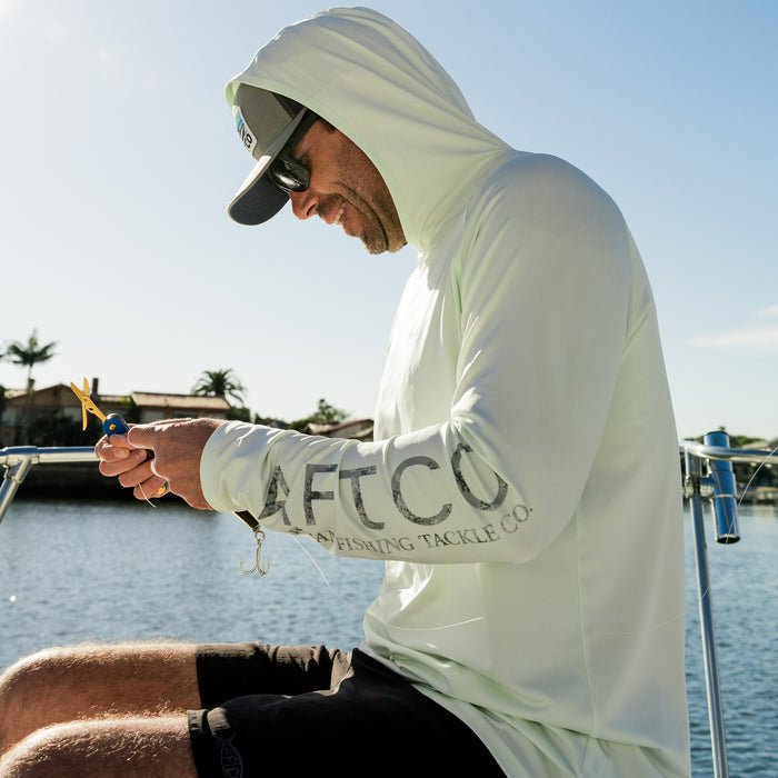 Aftco Men's Samurai Sun Protection Hoodie Shirt | Hiline Sport