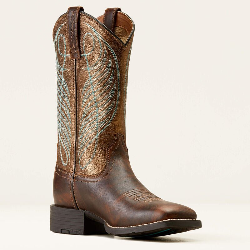 Ariat Women's Round Up Wide Square Toe Western Boot | Hiline Sport