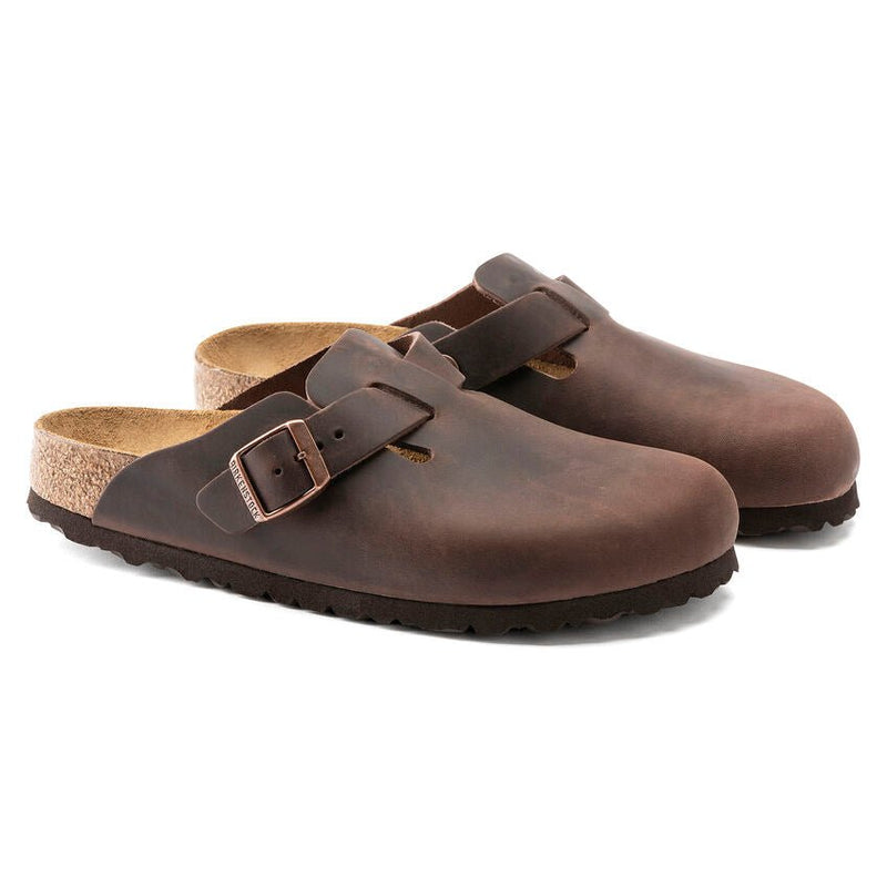 Birkenstock Unisex Boston Oiled Leather Mules | Hiline Sport