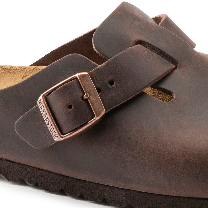 Birkenstock Unisex Boston Oiled Leather Mules | Hiline Sport