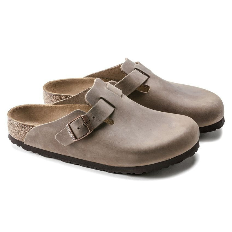 Birkenstock Unisex Boston Oiled Leather Mules | Hiline Sport