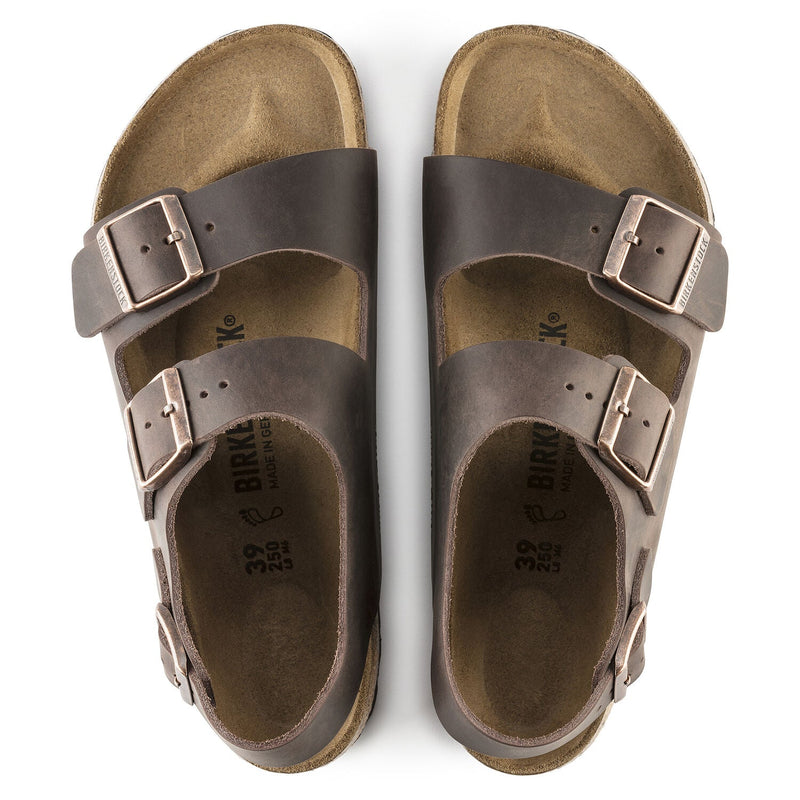 Birkenstock Unisex Milano Oiled Leather Sandal | Hiline Sport