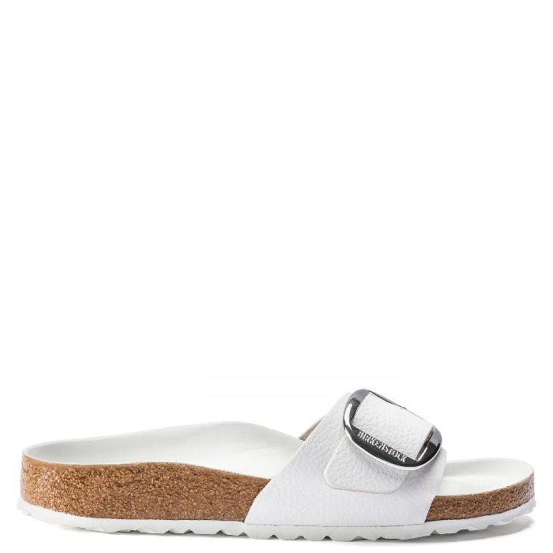 Birkenstock Women's Madrid Big Buckle Natural Leather Oiled Sandals | Hiline Sport