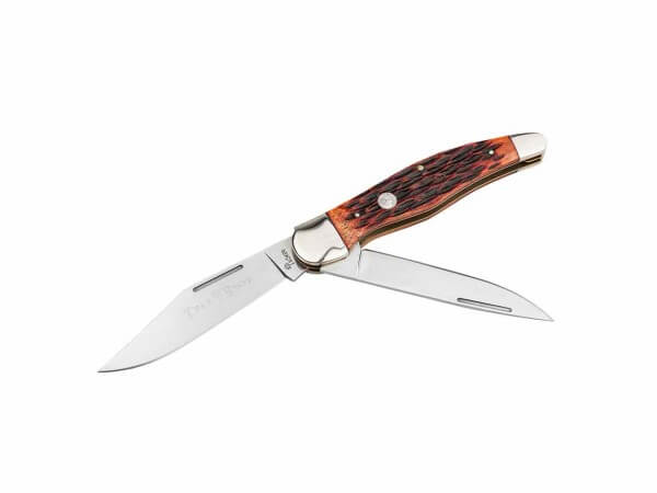 Boker Manufactory Traditional Series 2.0 Folding Hunter Jigged Brown Bone Pocket Knives | Hiline Sport