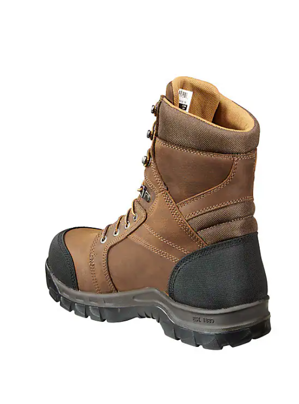 Carhartt Men's Rugged Flex Waterproof Insulated 8" Composite Toe Work Boot