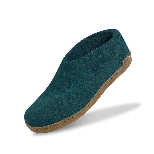 Glerups Unisex Natural Wool with Leather Sole Shoe | Hiline Sport