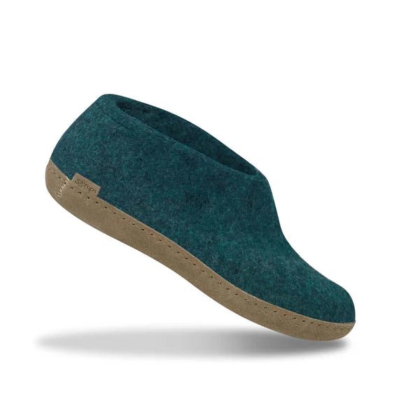 Glerups Unisex Natural Wool with Leather Sole Shoe | Hiline Sport