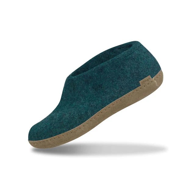 Glerups Unisex Natural Wool with Leather Sole Shoe | Hiline Sport