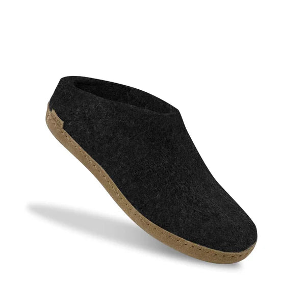 Glerups Unisex Slip - on with Leather Sole Slipper | Hiline Sport