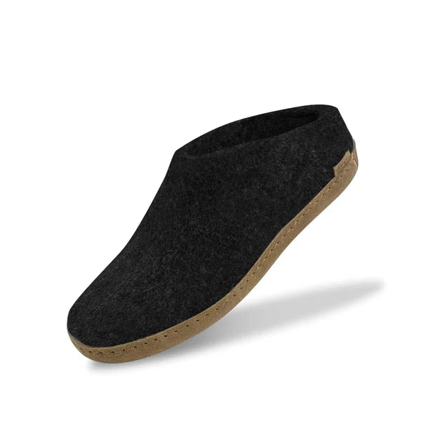 Glerups Unisex Slip - on with Leather Sole Slipper | Hiline Sport