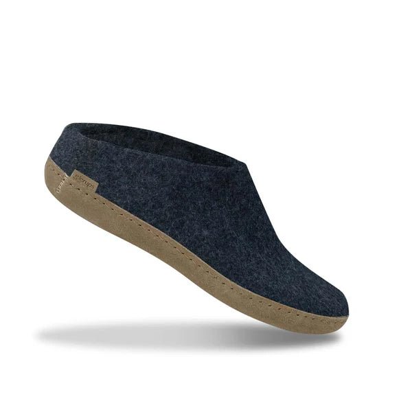 Glerups Unisex Slip - on with Leather Sole Slipper | Hiline Sport