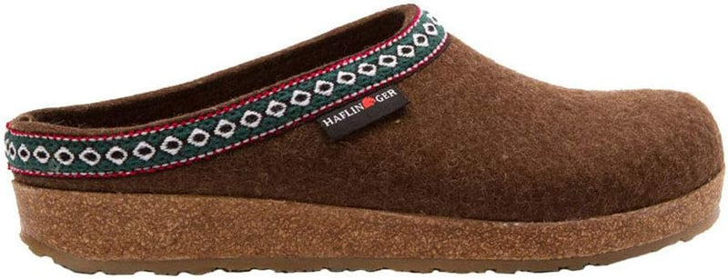 Haflinger Unisex GZ Classic Wool Grizzly Clog | Hiline Sport